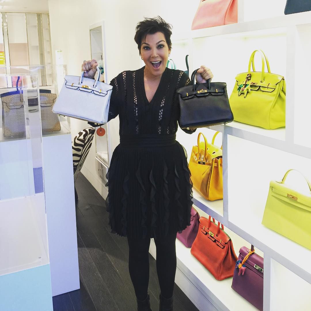 Kris Jenner Birkin collection