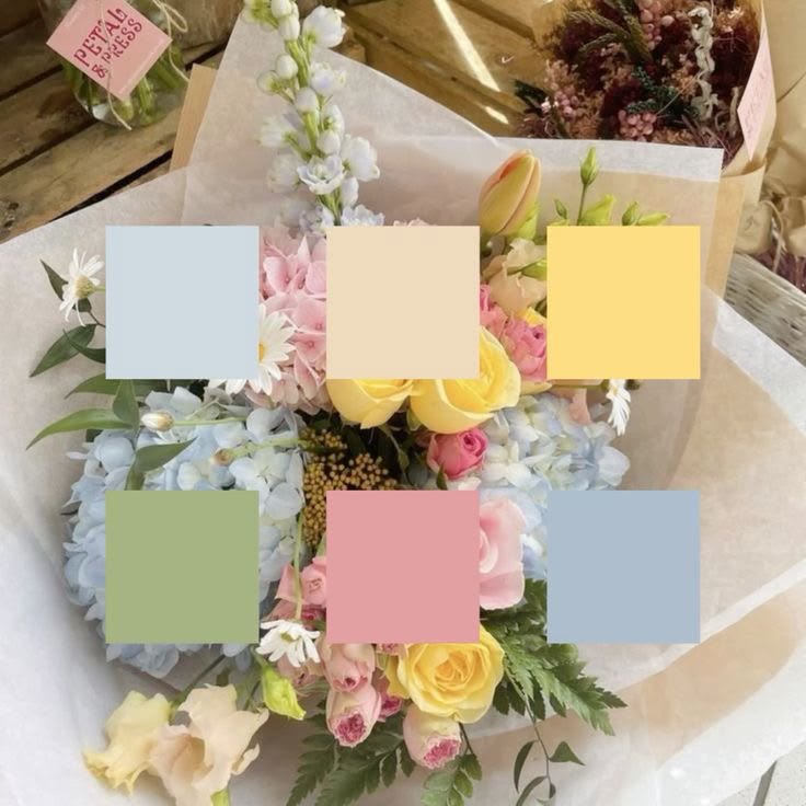 Pastle colour palette