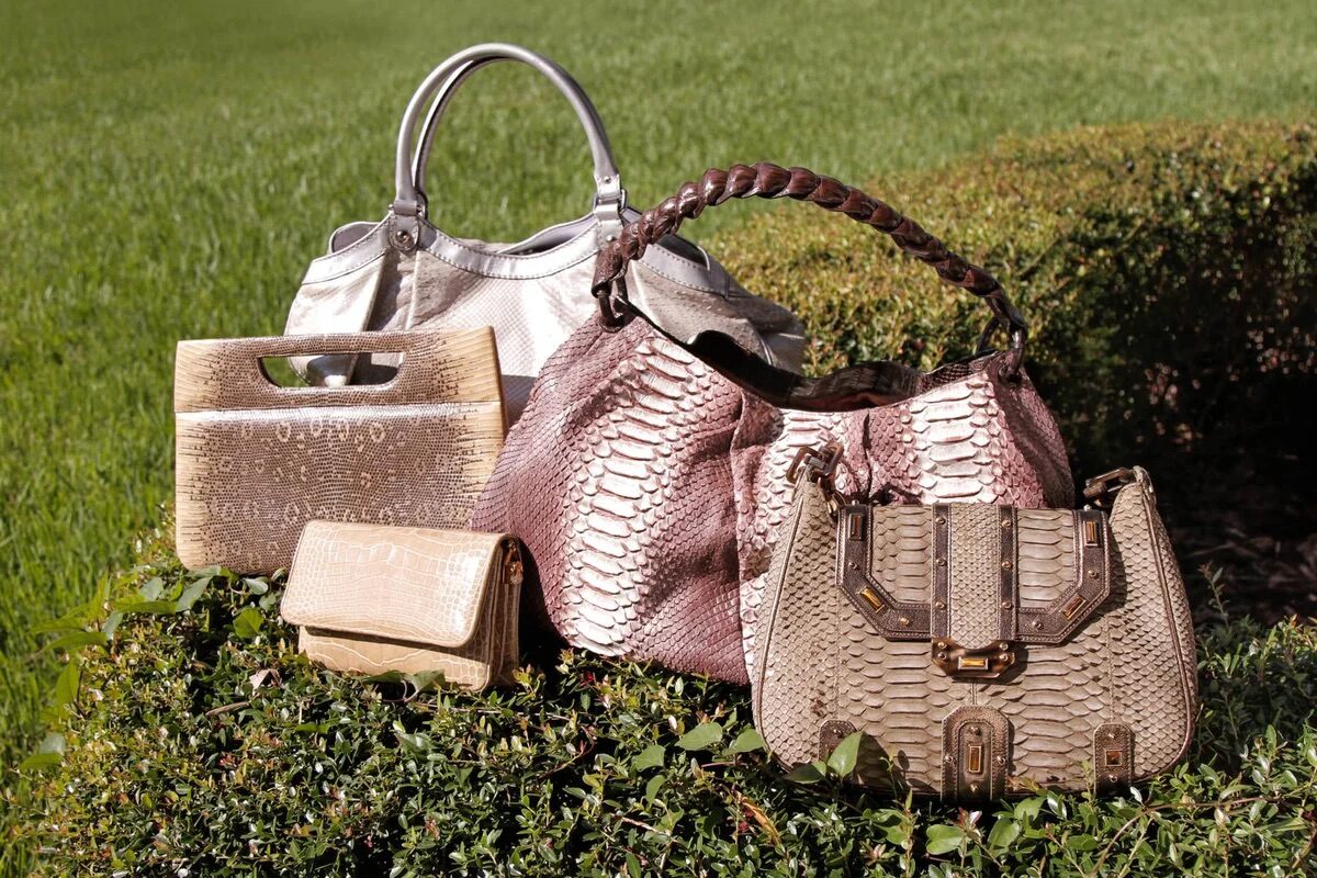 Exotic leather bags 