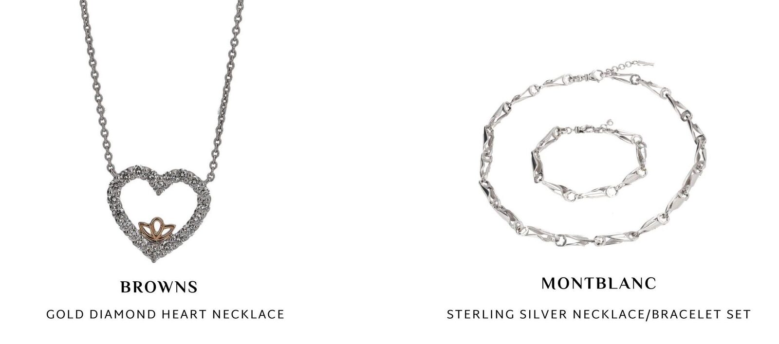 Browns Necklace and Montblanc Necklace 