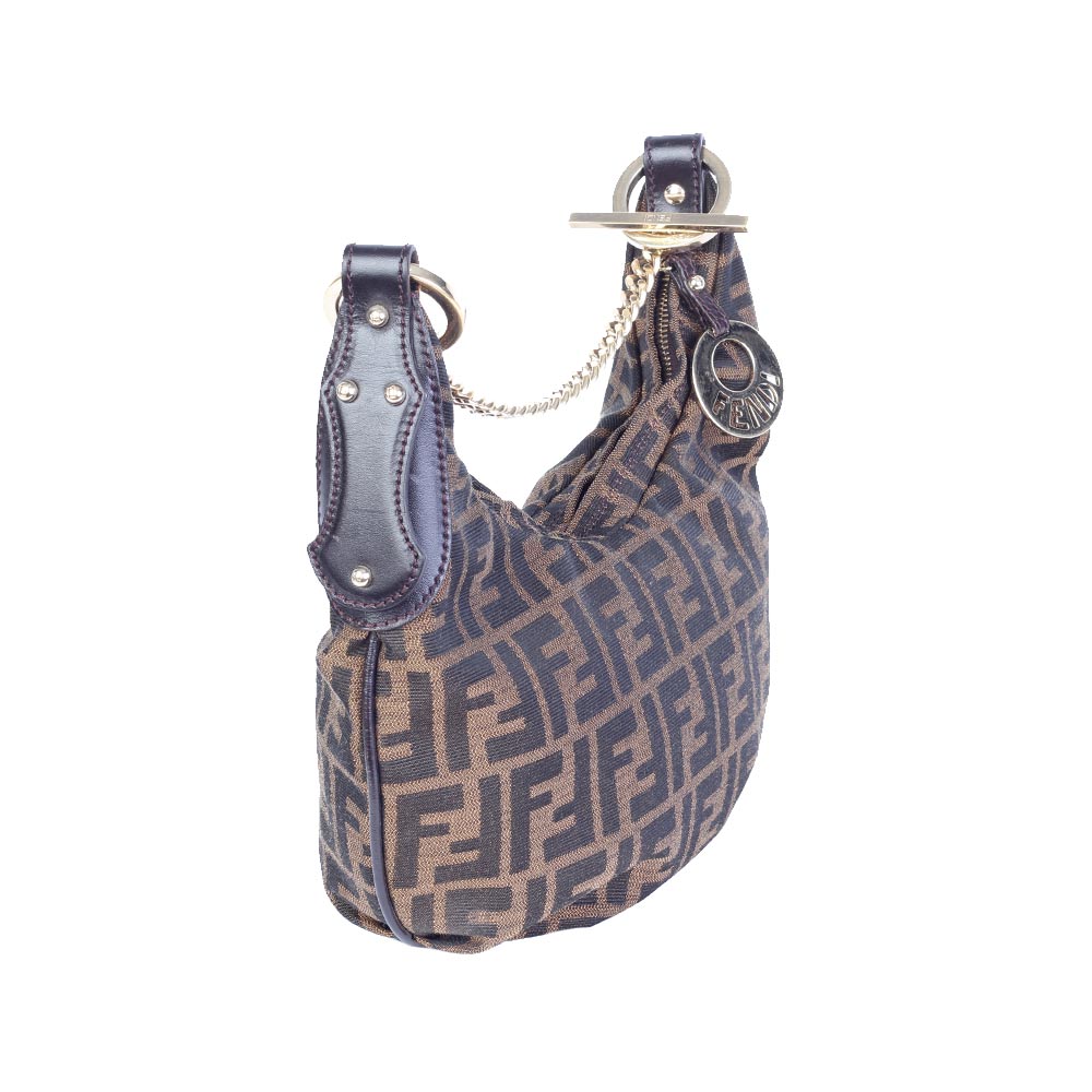 FENDI Zucca Hobo Shoulder Bag | Luxity