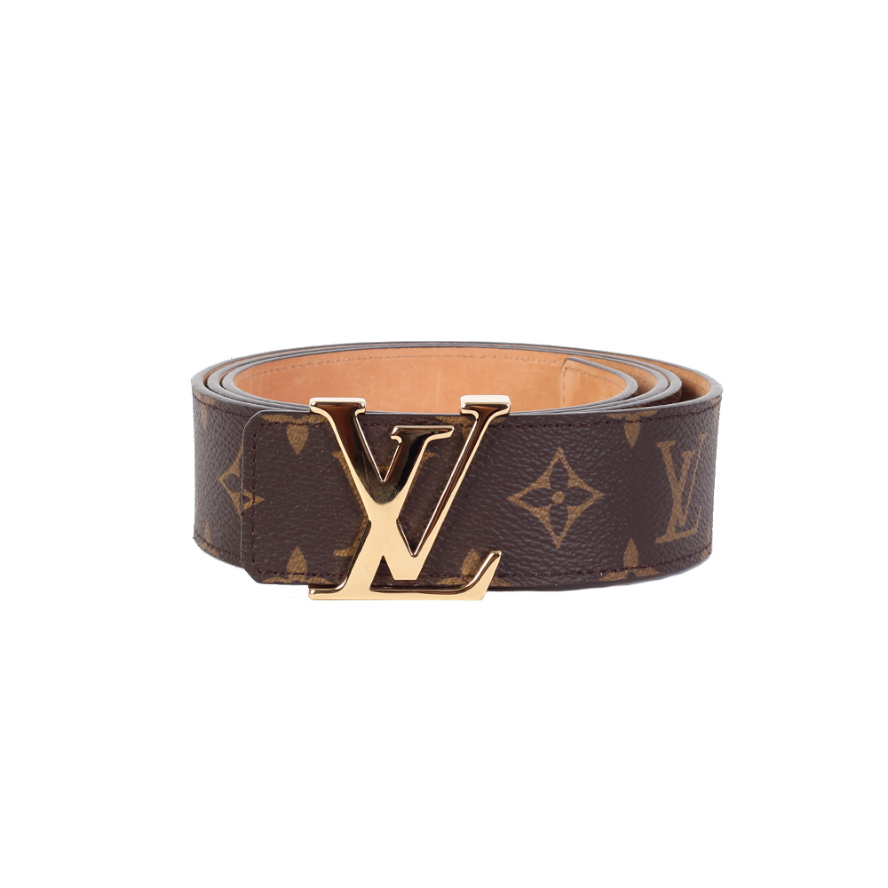 Louis Vuitton Initiales Belt Monogram Eclipse Black/Gray In Canvas With ...