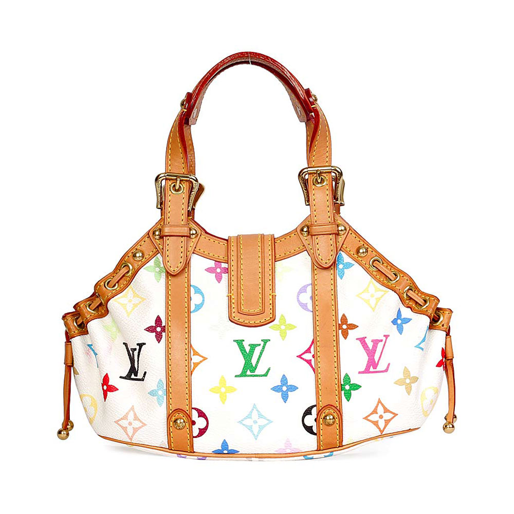 LOUIS VUITTON Multicolor Theda PM White - Limited Edition | Luxity