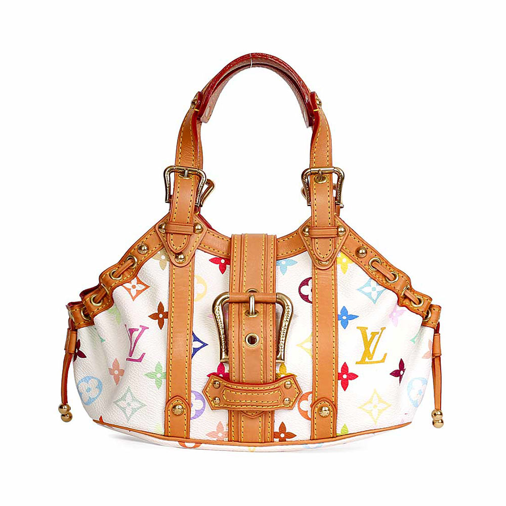 LOUIS VUITTON Multicolor Theda PM White - Limited Edition | Luxity