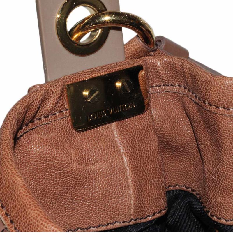 Louis Vuitton Brown Suede x Patent Irene Coco Hobo Bag Leather ref