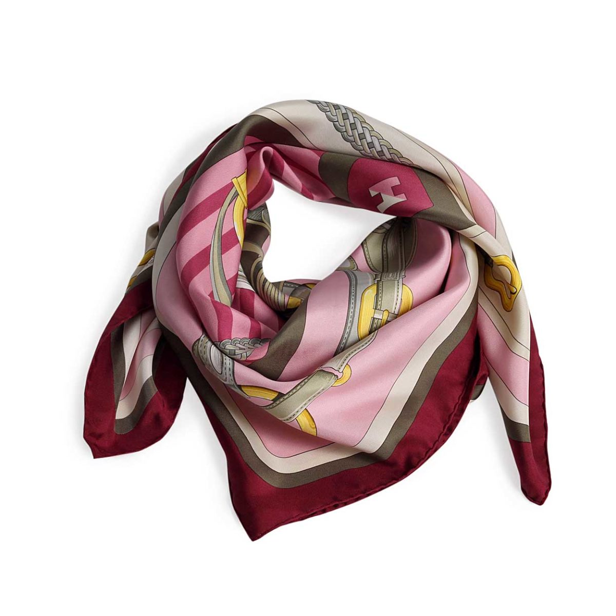 HERMES Silk Scarf Coaching | Luxity