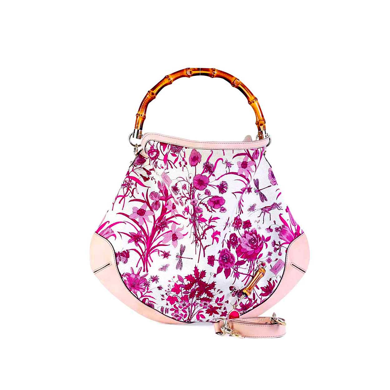 GUCCI Bamboo Floral Peggy Hobo Limited Edition | Luxity