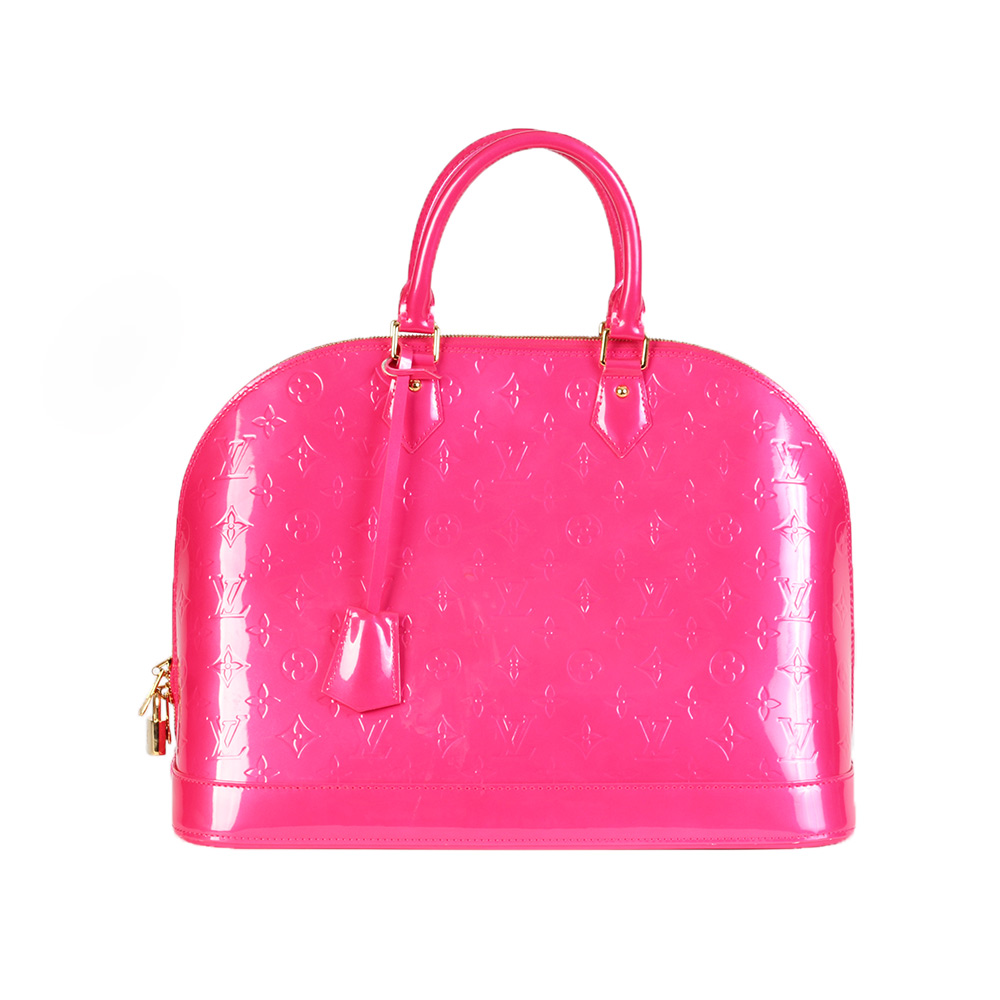 LOUIS VUITTON Vernis Alma GM Hot Pink - NEW | Luxity