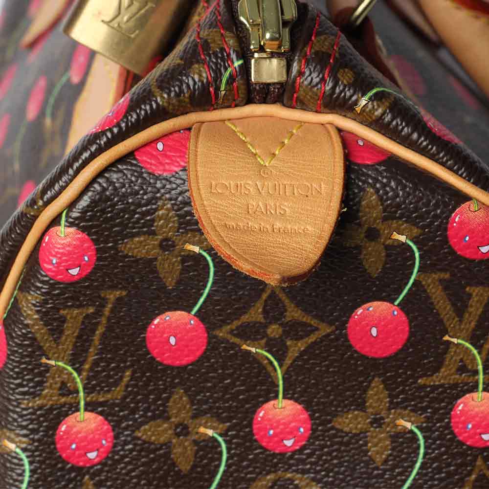 Louis Vuitton Cherry Cerise Speedy 25