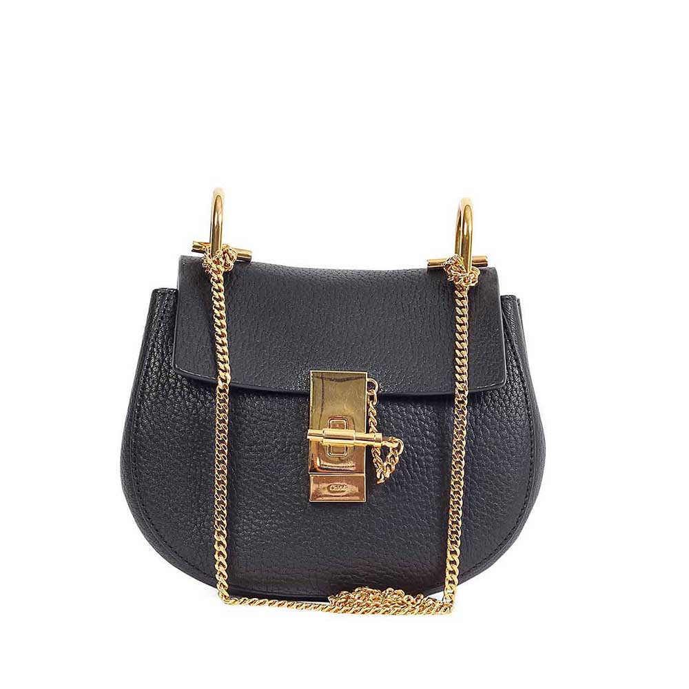 CHLOE Small Leather Drew Shoulder Bag | Luxity
