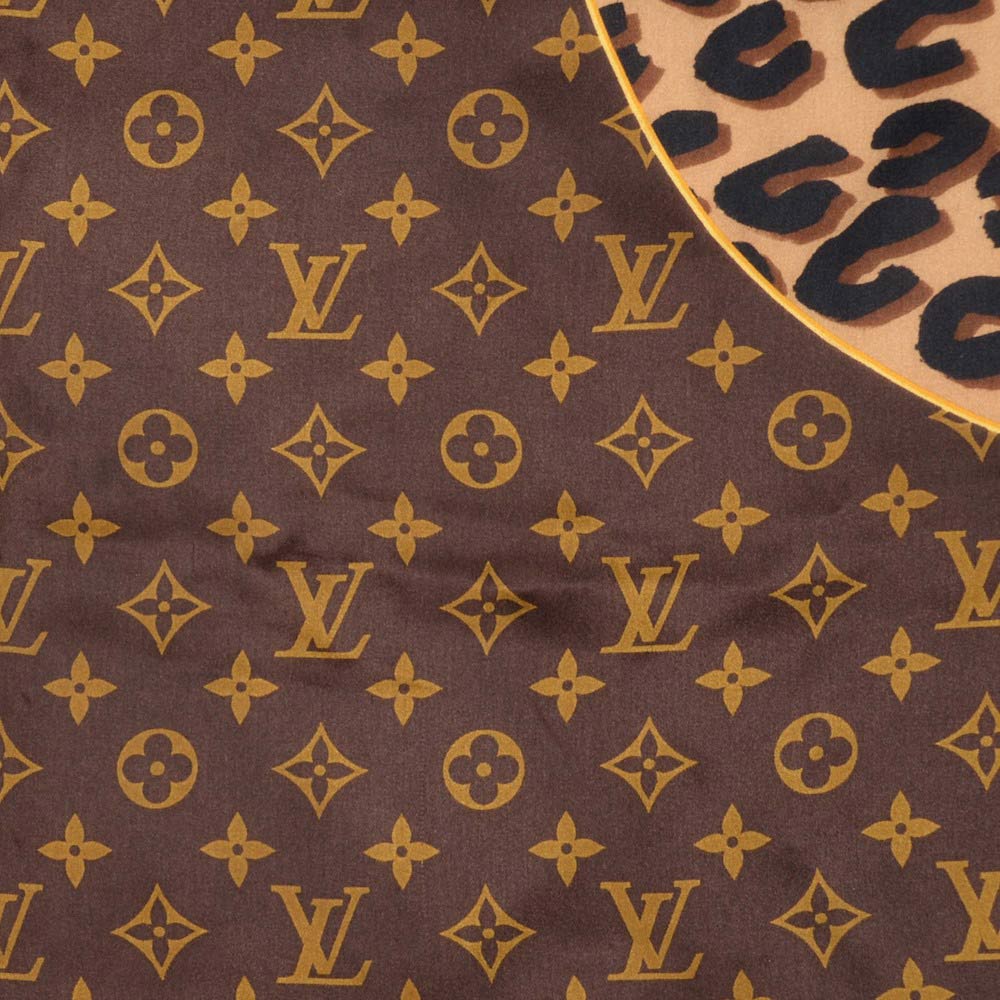 LOUIS VUITTON Monogram Leopard Silk Scarf - Limited Edition | Luxity