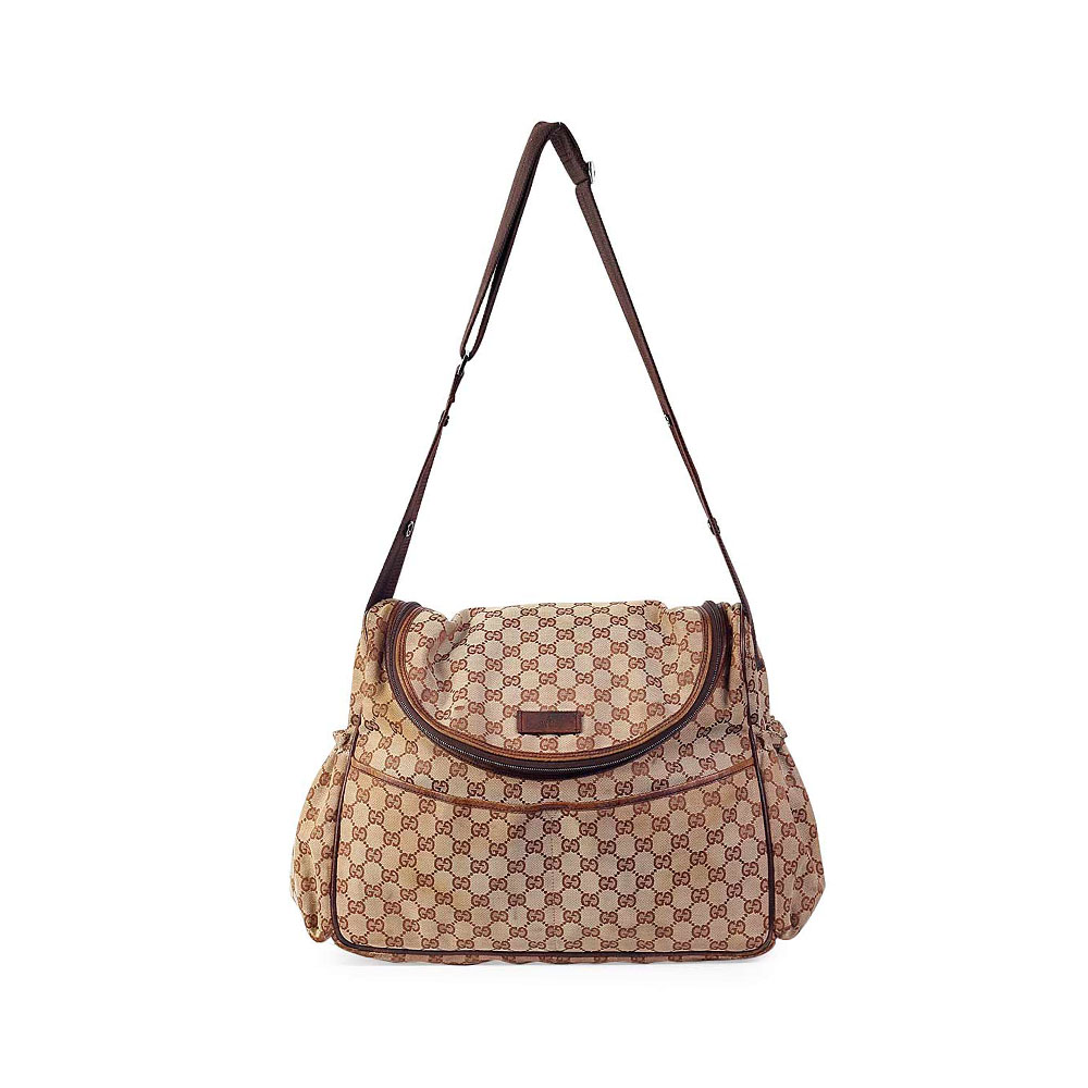GUCCI GG Diaper Bag Brown | Luxity