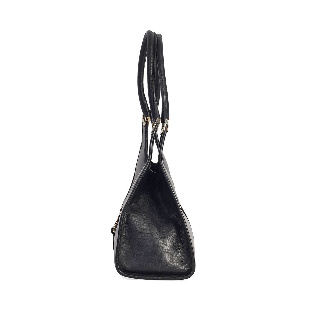 GUCCI Vintage Leather Jackie O Bag Black - Luxity