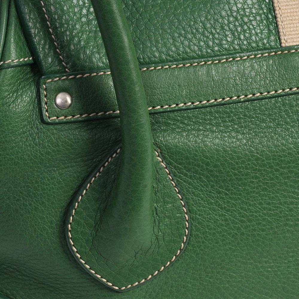 Top 65+ imagen prada green leather bag - Thcshoanghoatham-badinh.edu.vn