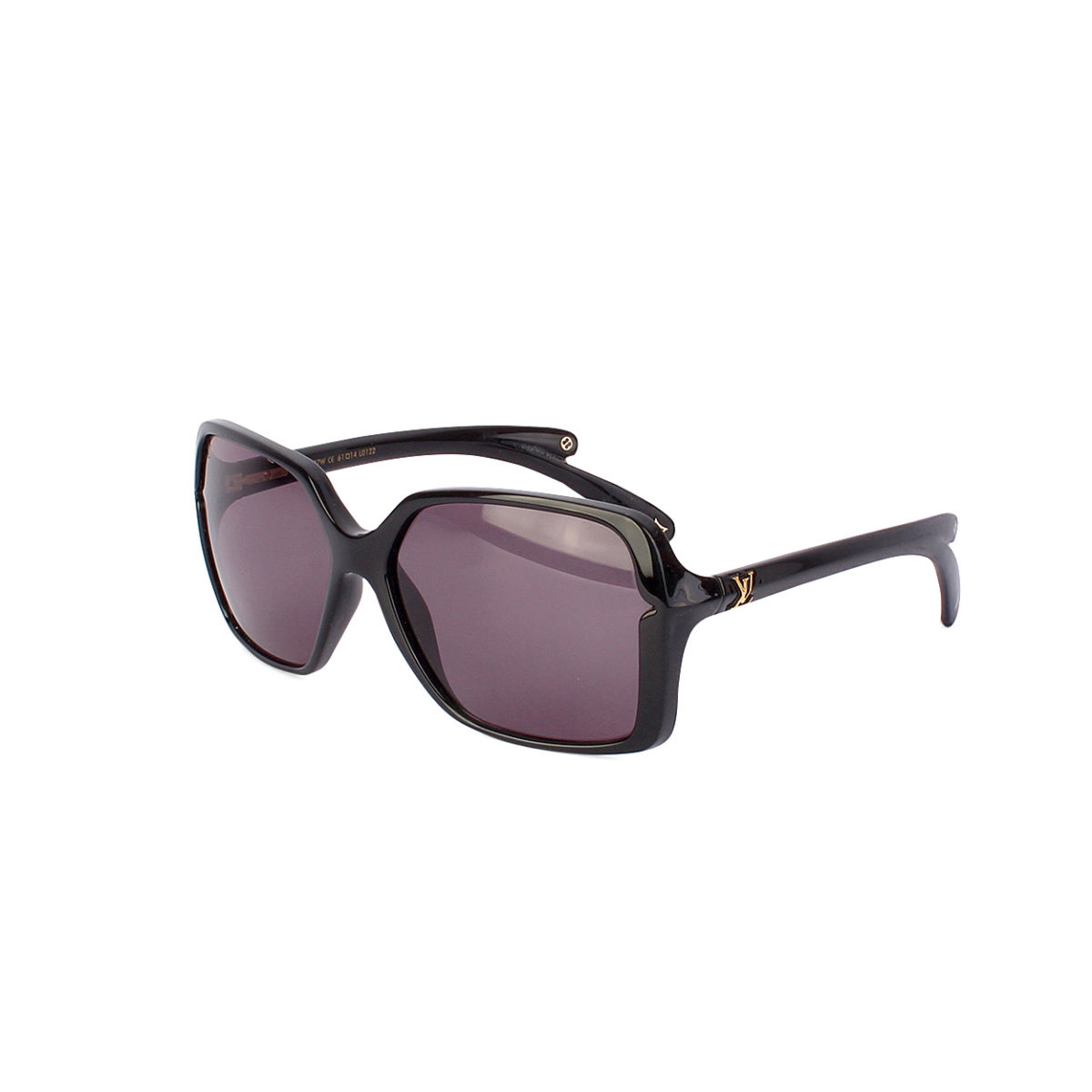 LOUIS VUITTON Resin Frame Flore Carre Sunglasses Black Z0287W | Luxity
