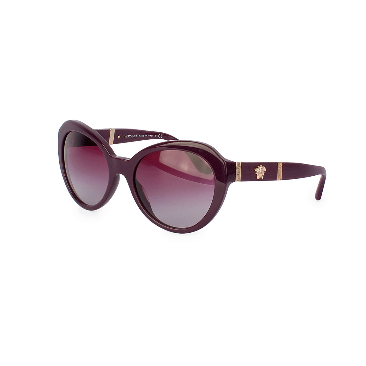 Versace Medusa Cat Eye Sunglasses Purple 4306q Luxity