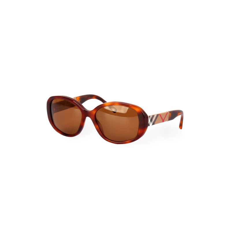 BURBERRY Nova Check Tortoise Sunglasses B4159 | Luxity