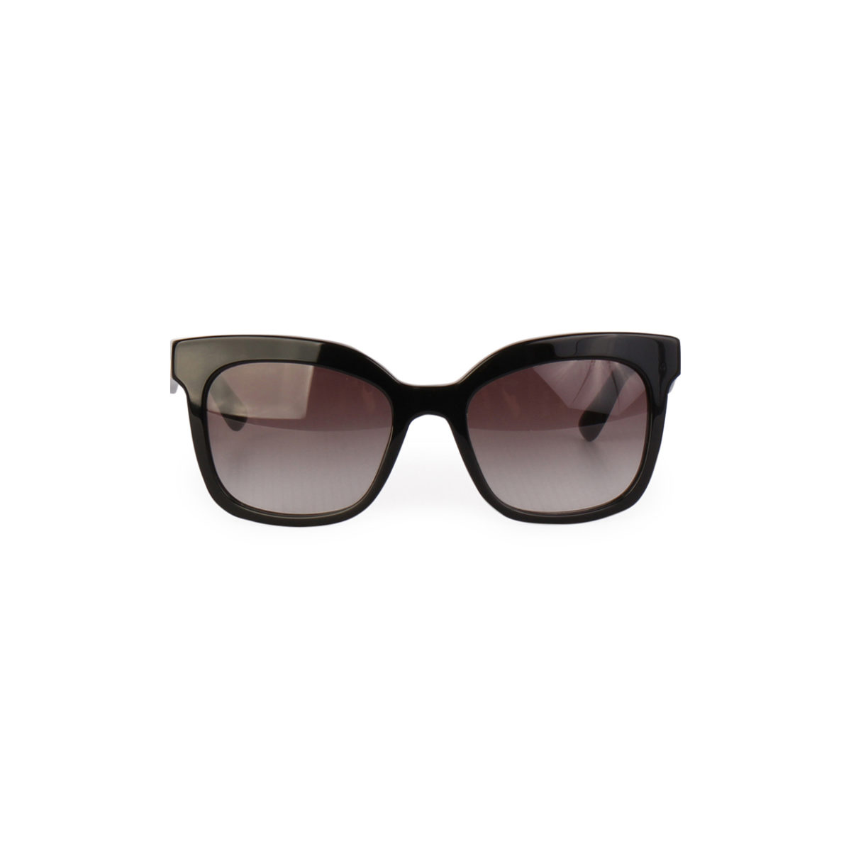 prada cat eye sunglasses black and white