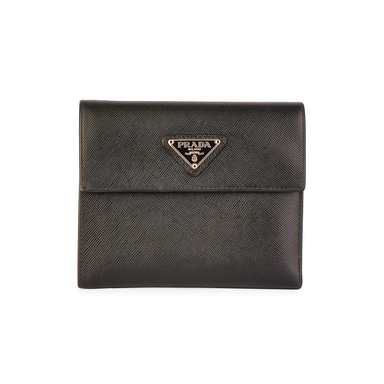 PRADA Saffiano Wallet Black | Luxity