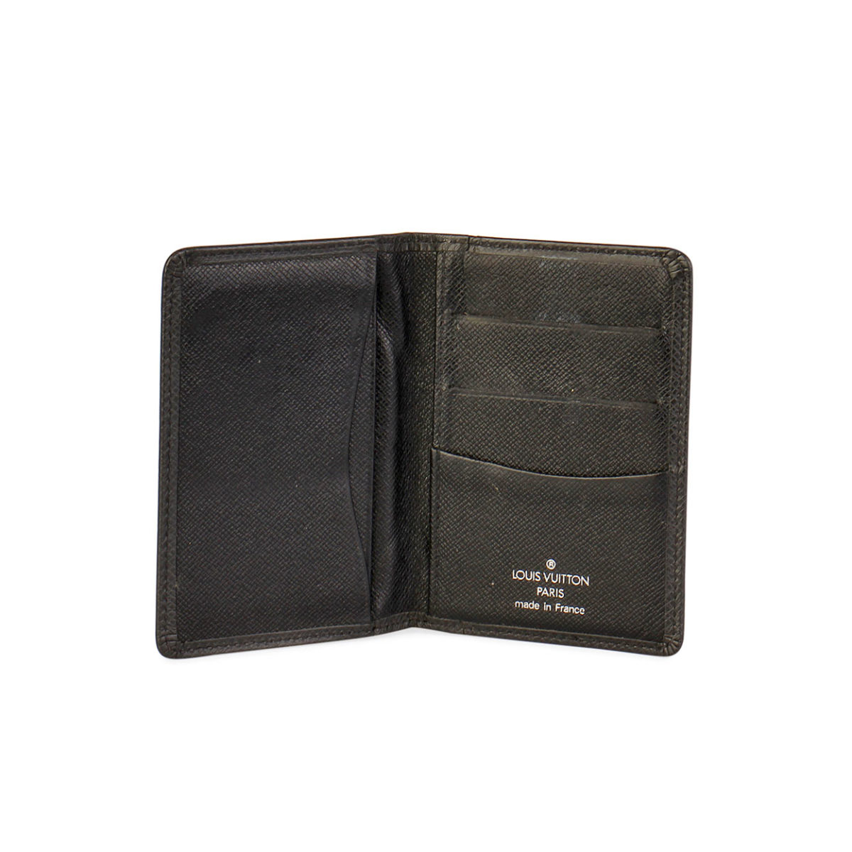 LOUIS VUITTON Taiga Pocket Organizer Black | Luxity