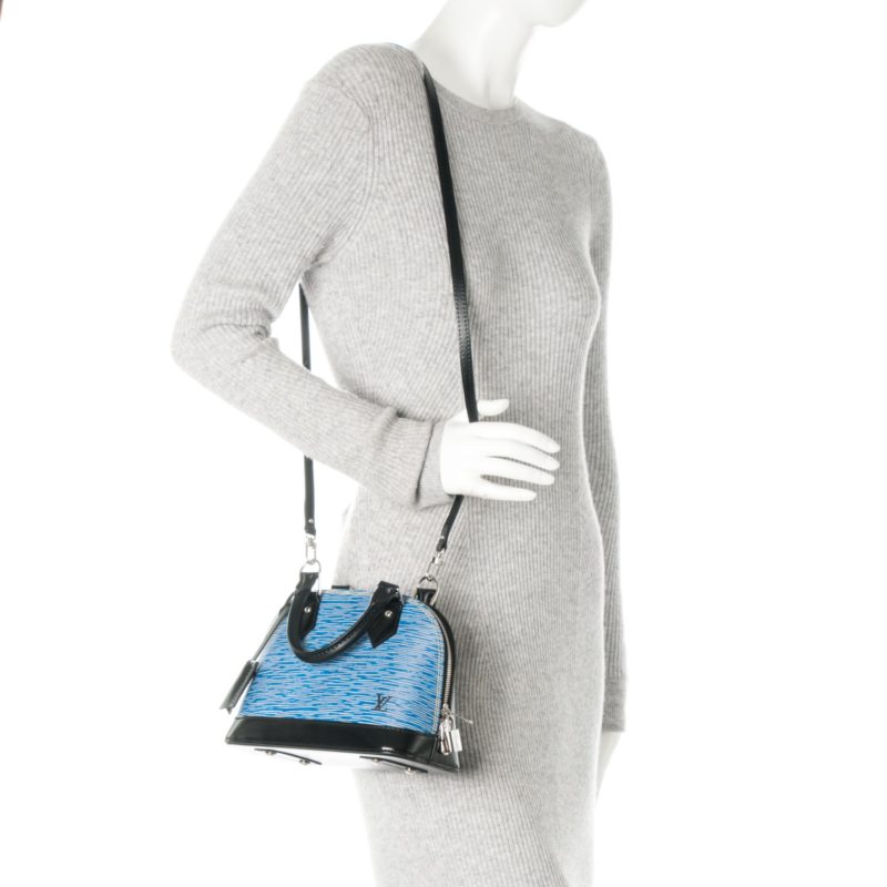 Louis Vuitton Alma BB Epi Denim Blue - LVLENKA Luxury Consignment