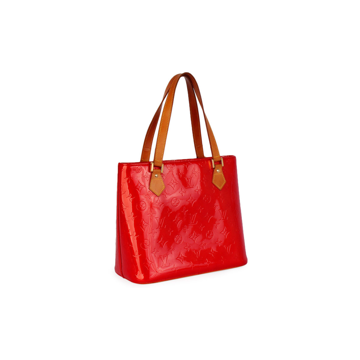 LOUIS VUITTON Vernis Houston Tote Red | Luxity
