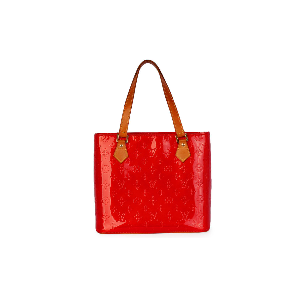 LOUIS VUITTON Vernis Houston Tote Red | Luxity