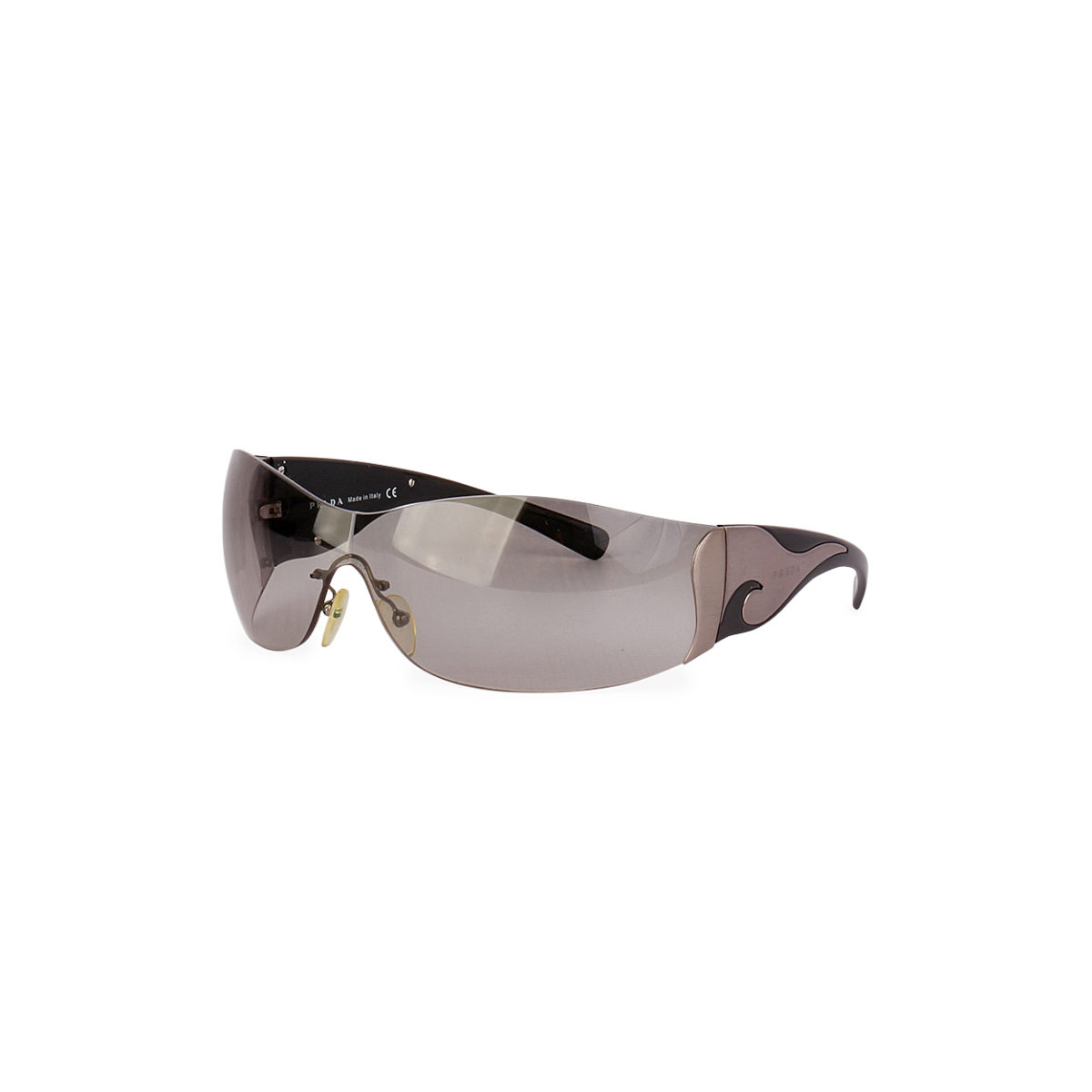 PRADA Sunglasses Silver and Black SPR 