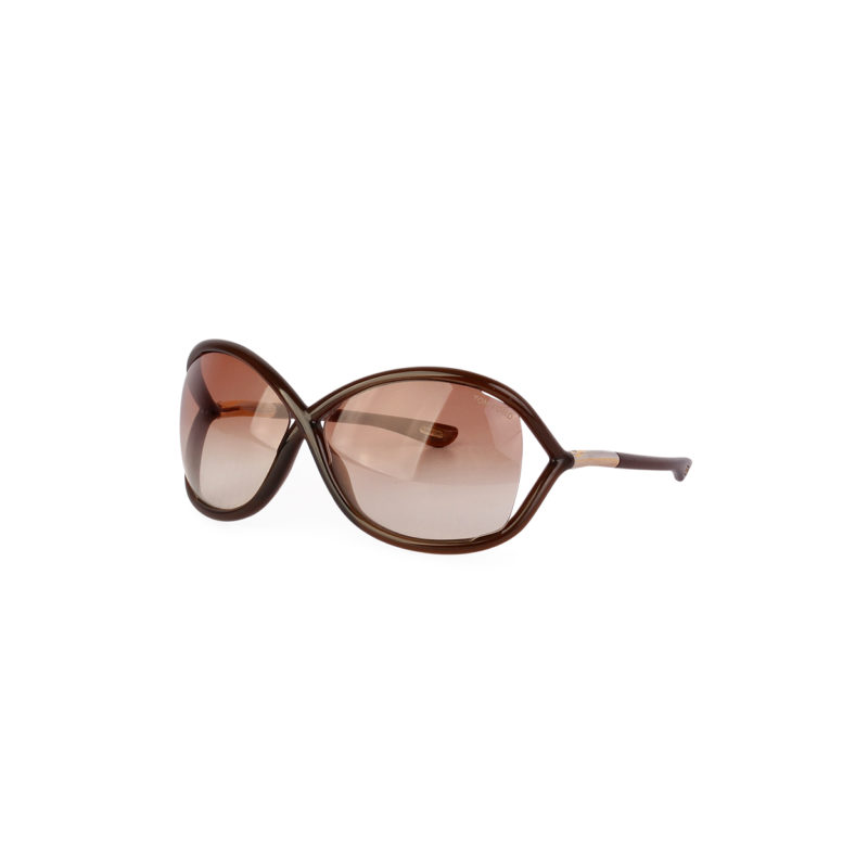 TOM FORD Whitney Sunglasses Brown | Luxity