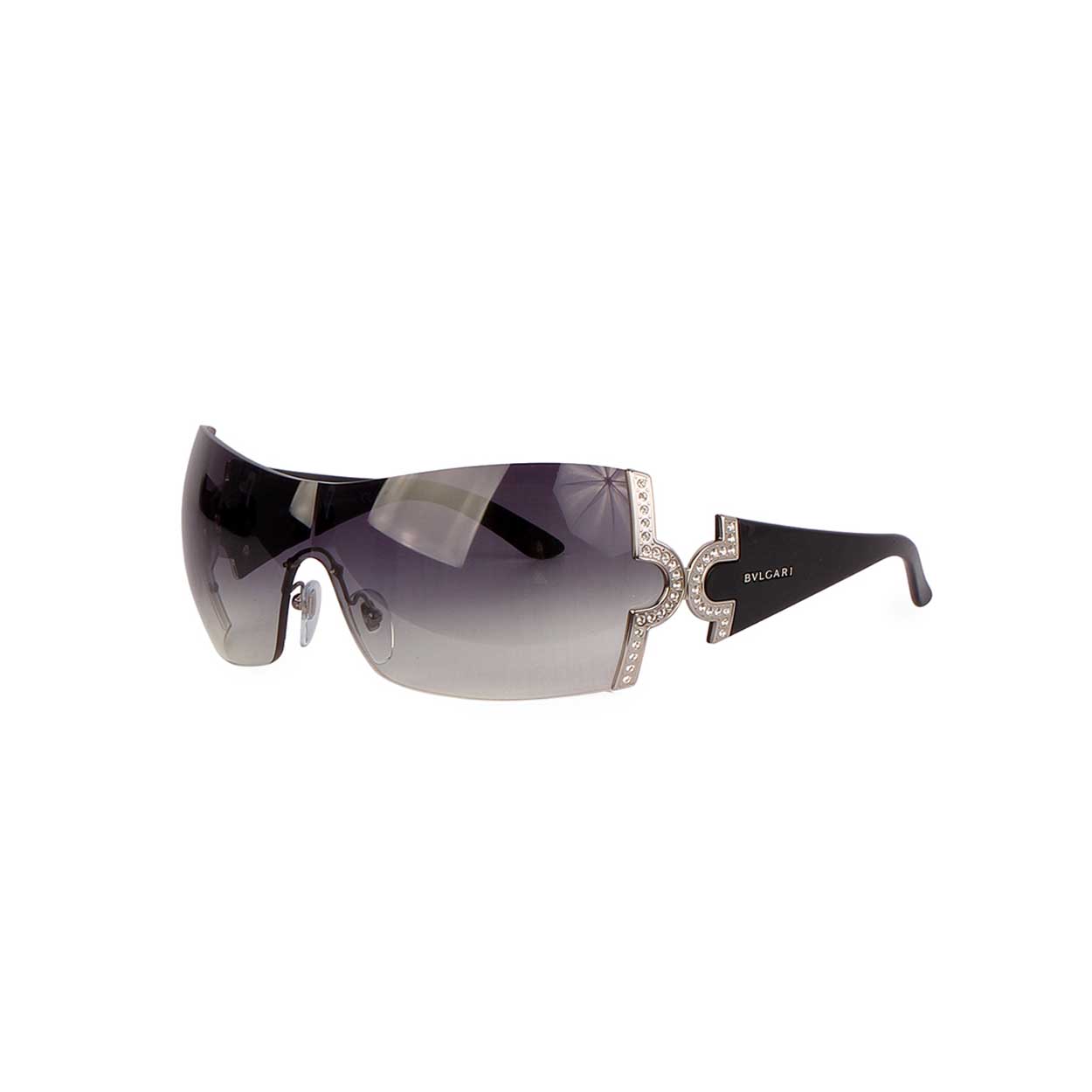 Bvlgari Crystal Sunglasses 651 Black New Luxity