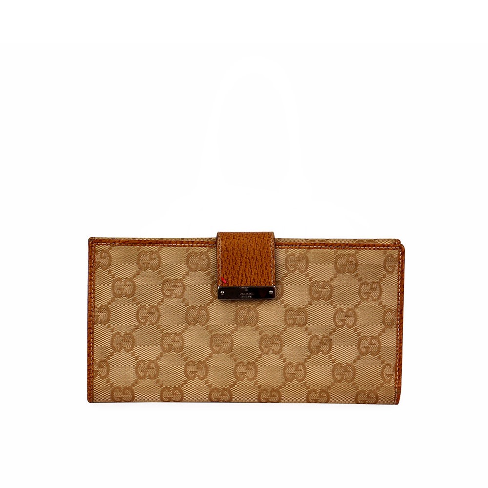 GUCCI GG Continental Wallet Brown | Luxity