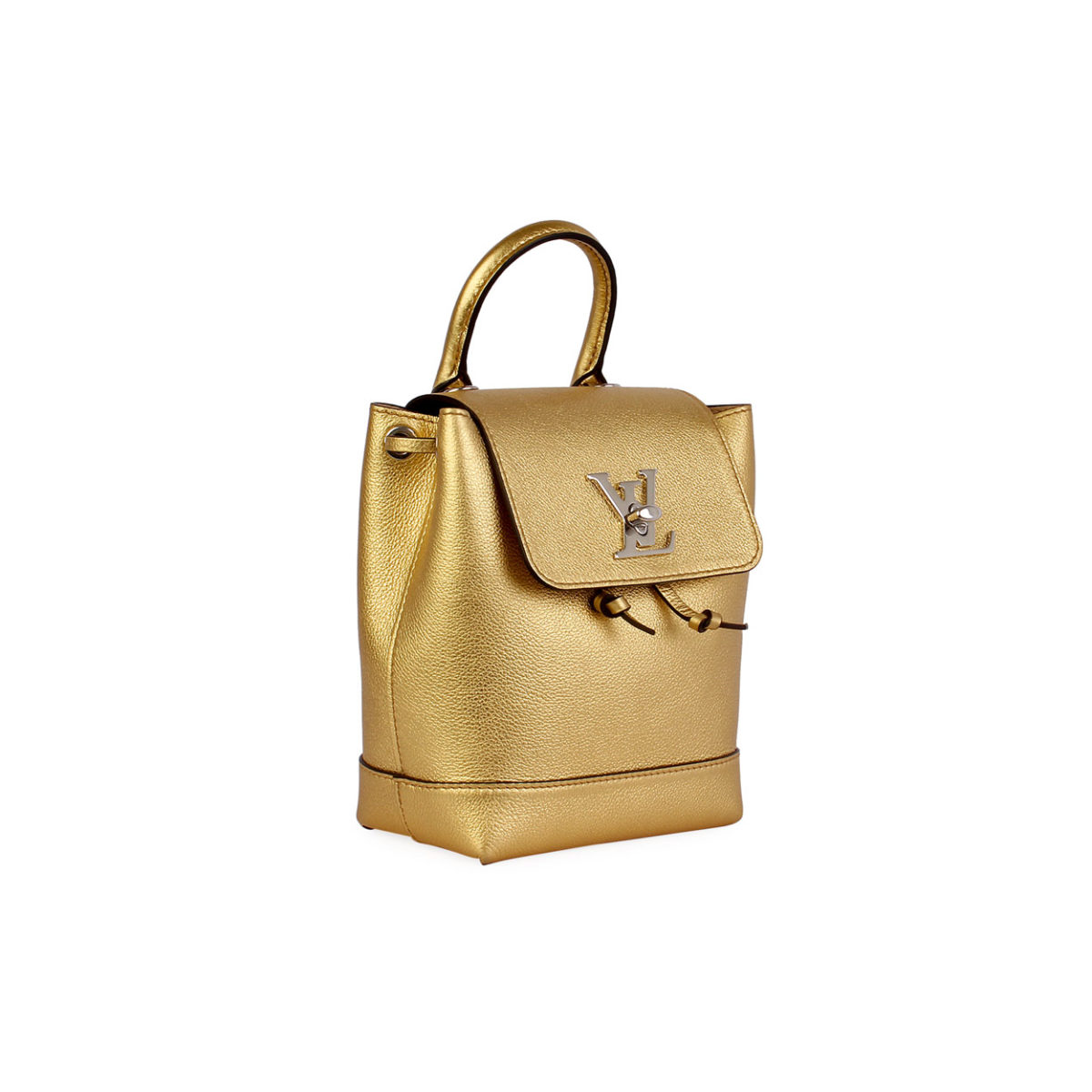 LOUIS VUITTON Mini Lockme Backpack Gold - Luxity