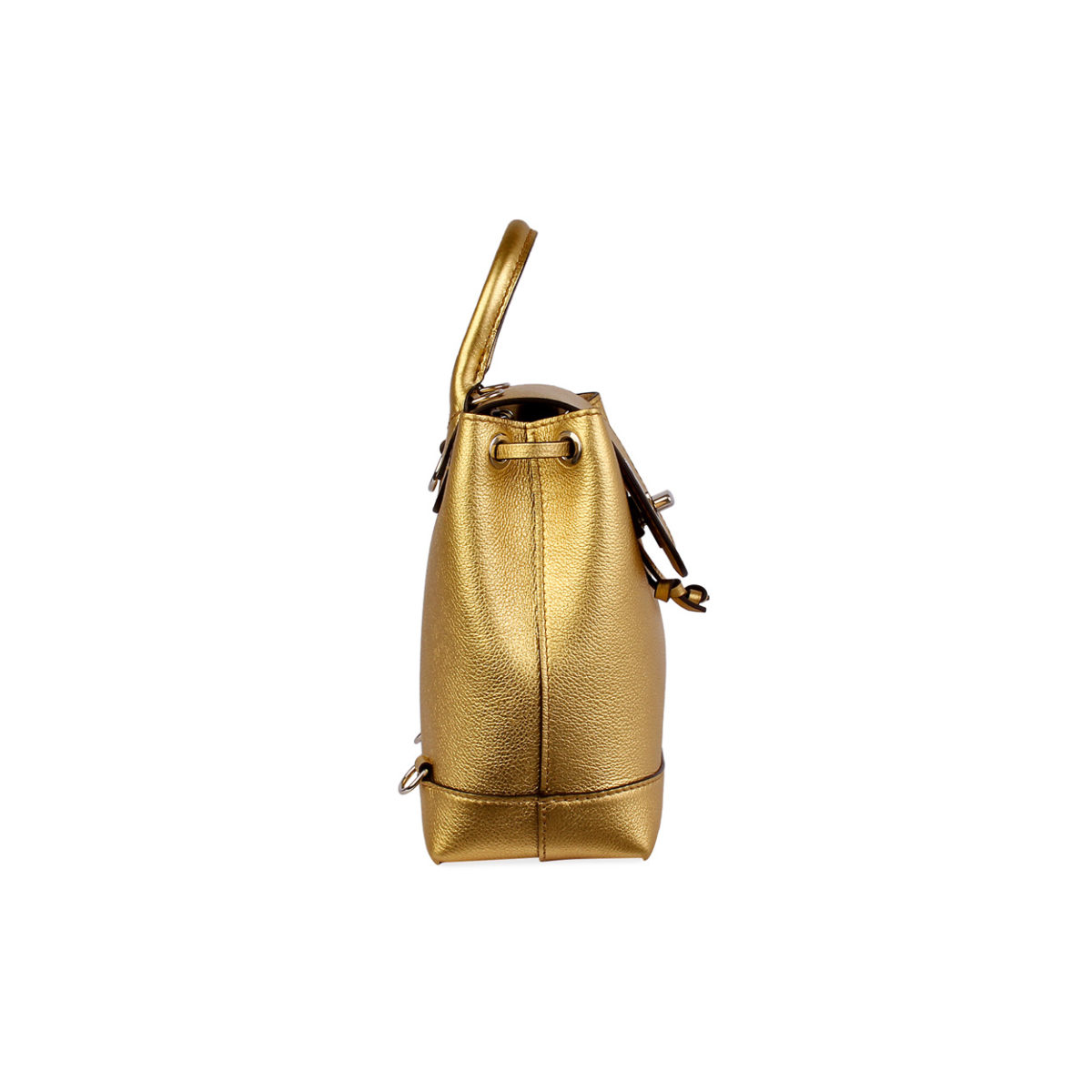 LOUIS VUITTON Mini Lockme Backpack Gold | Luxity