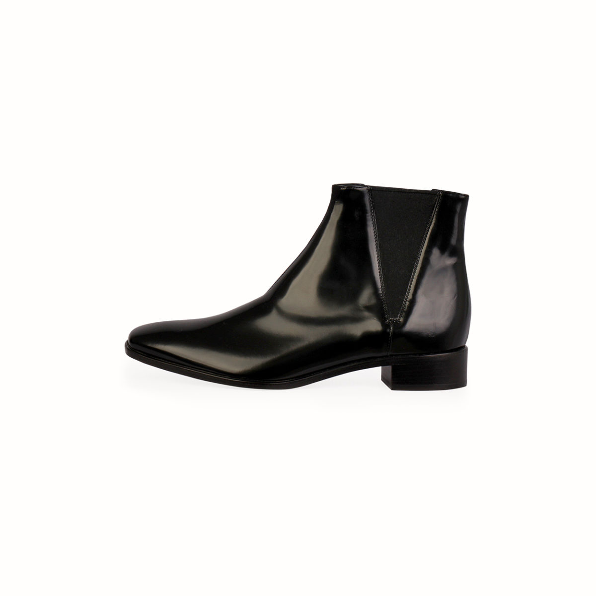 PRADA Patent Leather Chelsea Boots – S: 37 (4) - NEW | Luxity