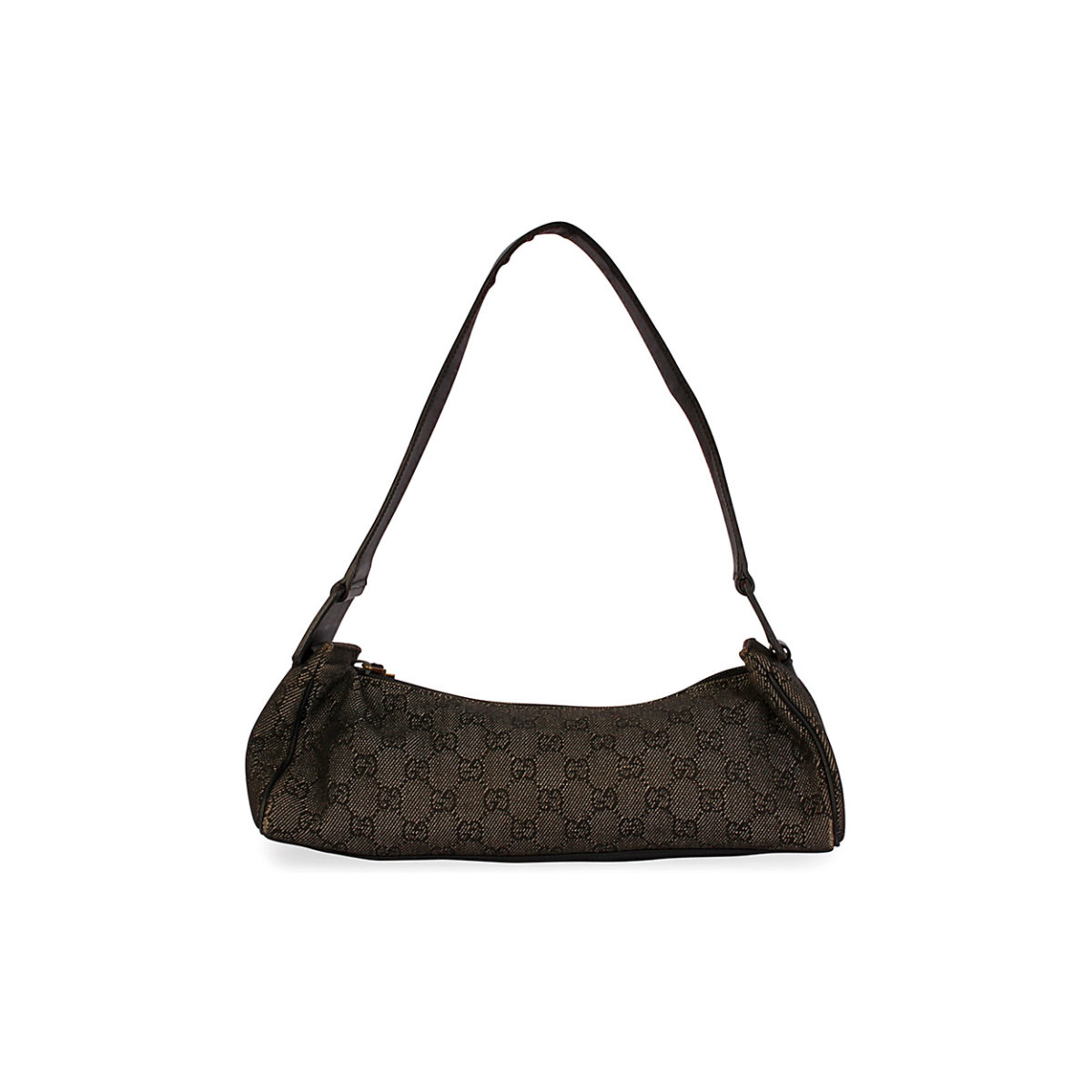 GUCCI GG Denim Small Shoulder Bag Black | Luxity