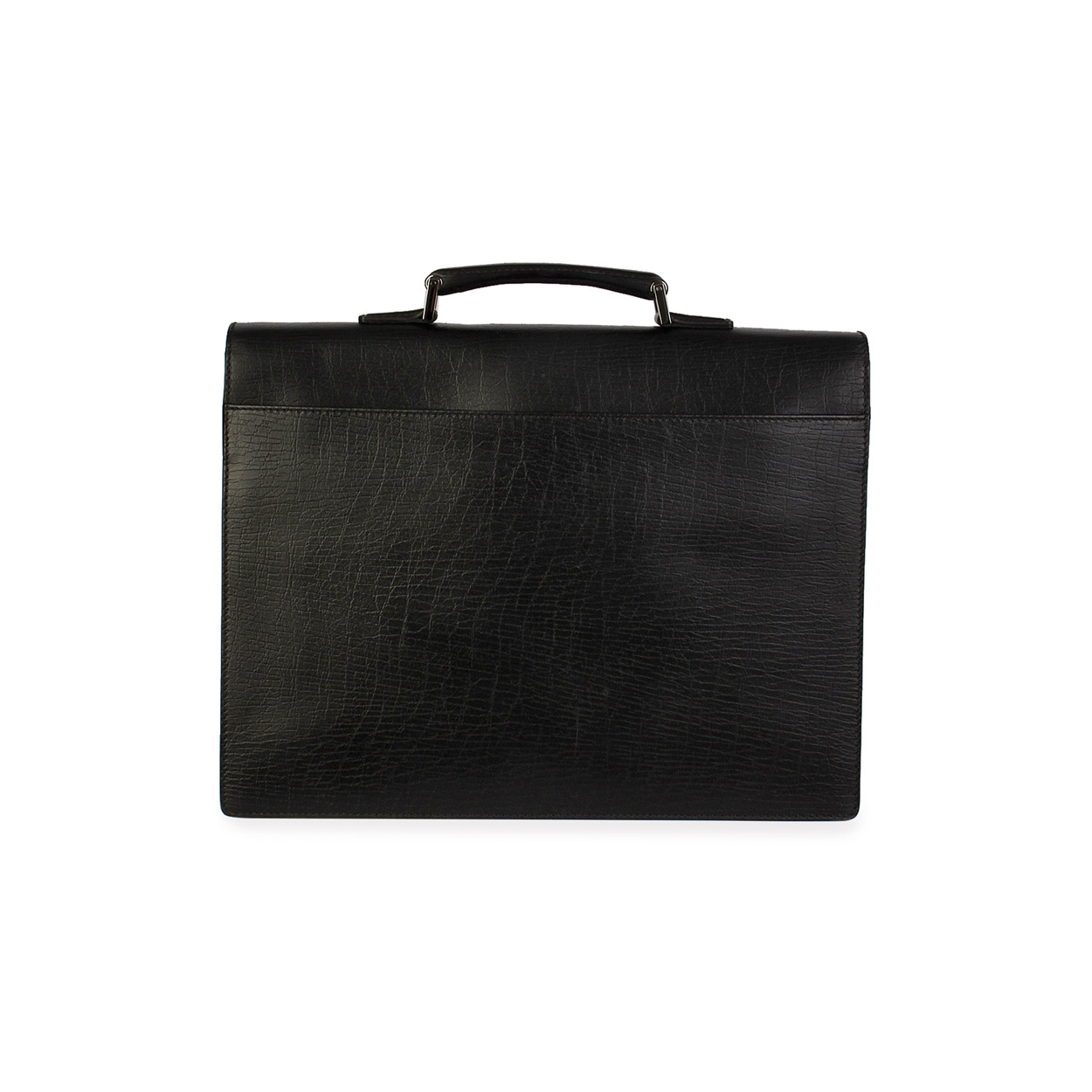 GUCCI Leather Briefcase Black | Luxity