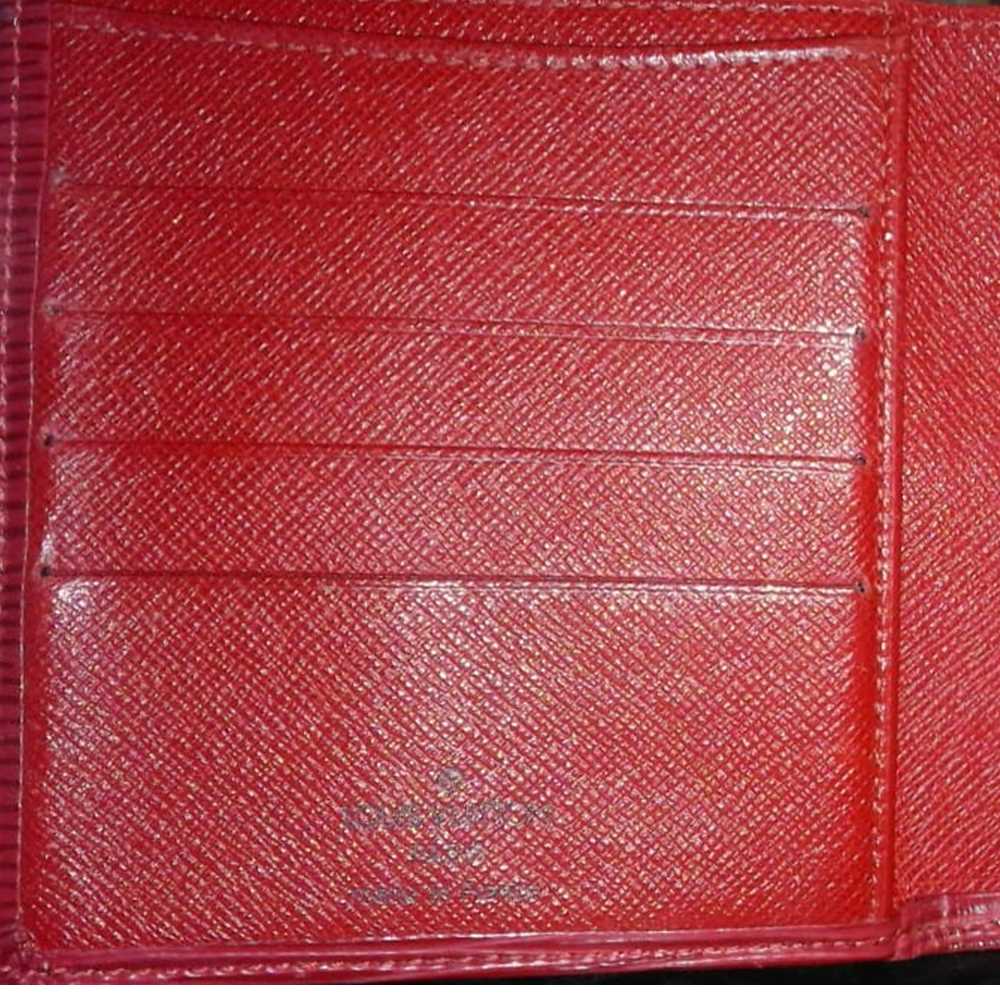 LOUIS VUITTON Epi Leather Wallet Red | Luxity