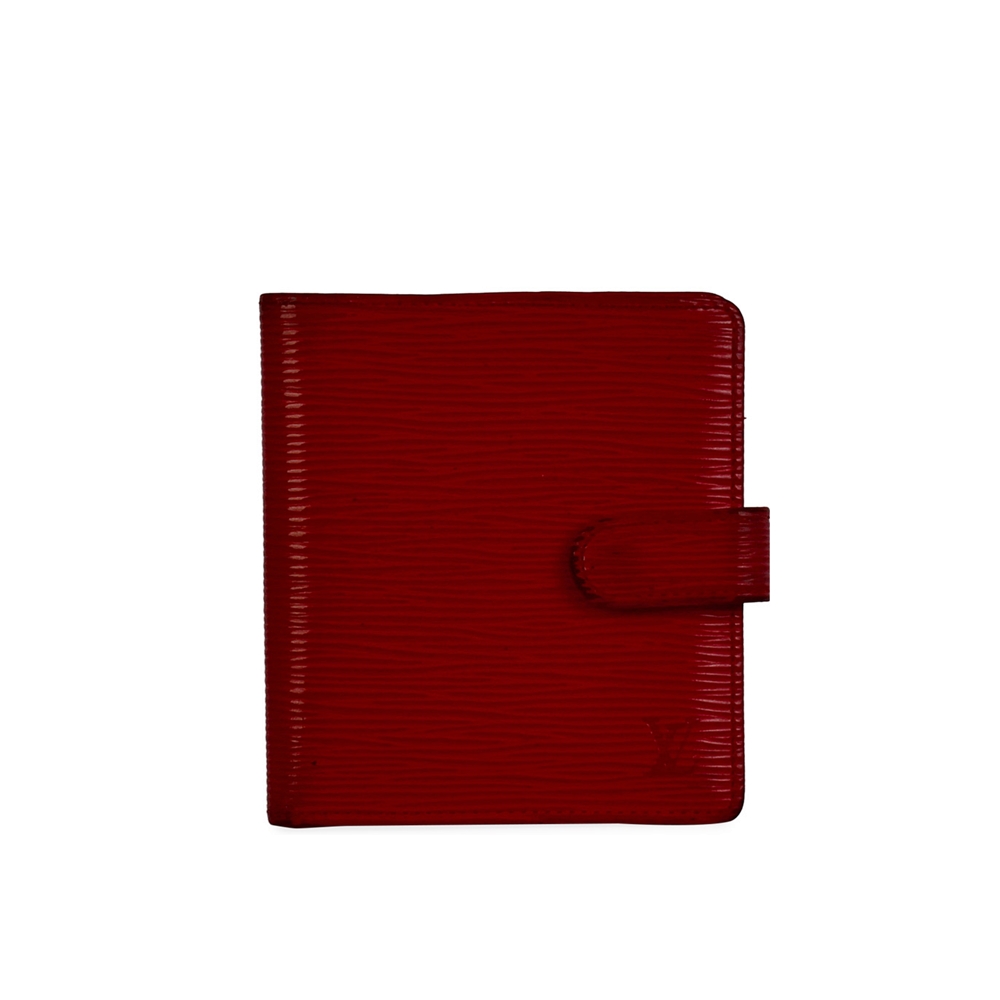 LOUIS VUITTON Epi Leather Wallet Red | Luxity