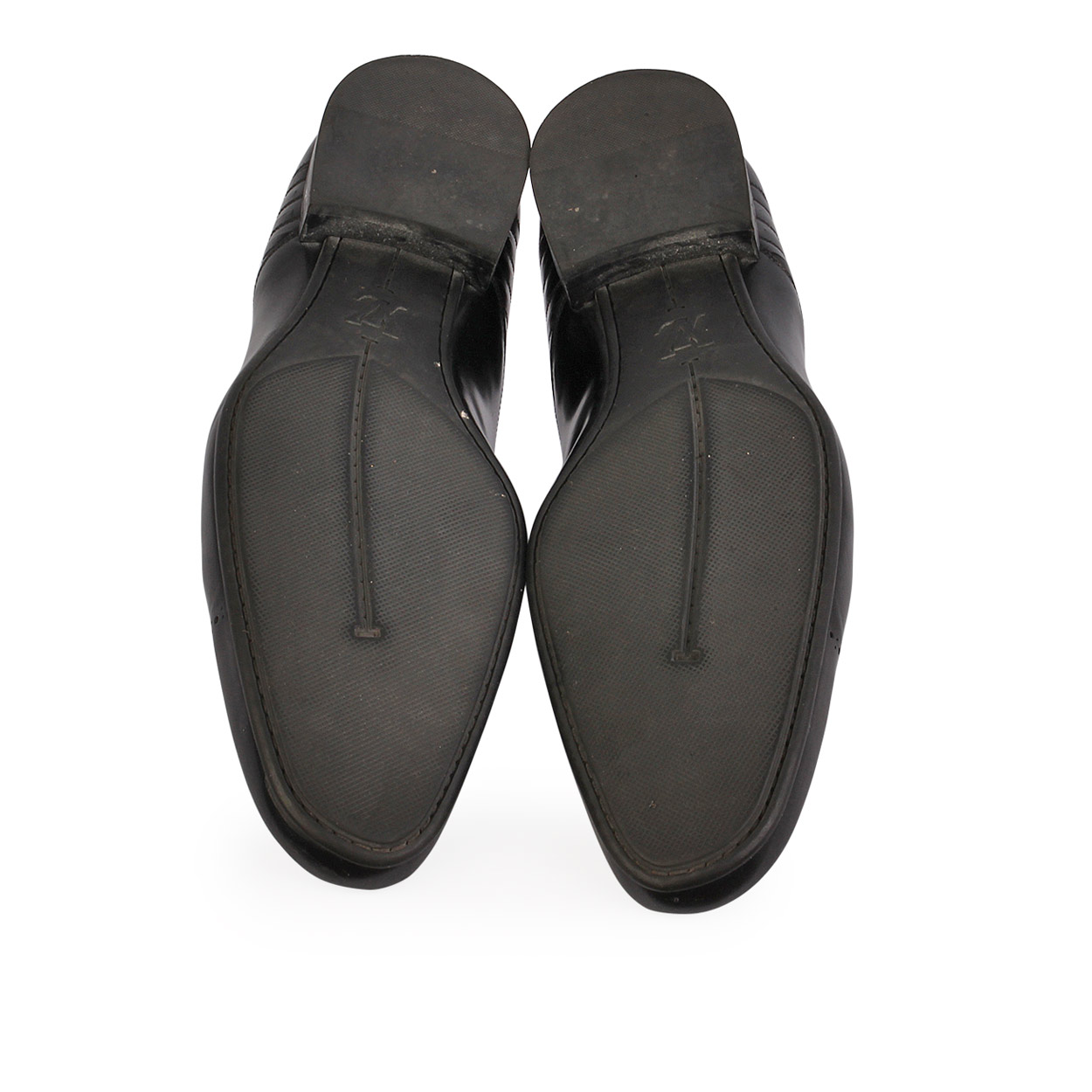 LOUIS VUITTON Leather Derby Shoes Black - S: 45 (11) | Luxity
