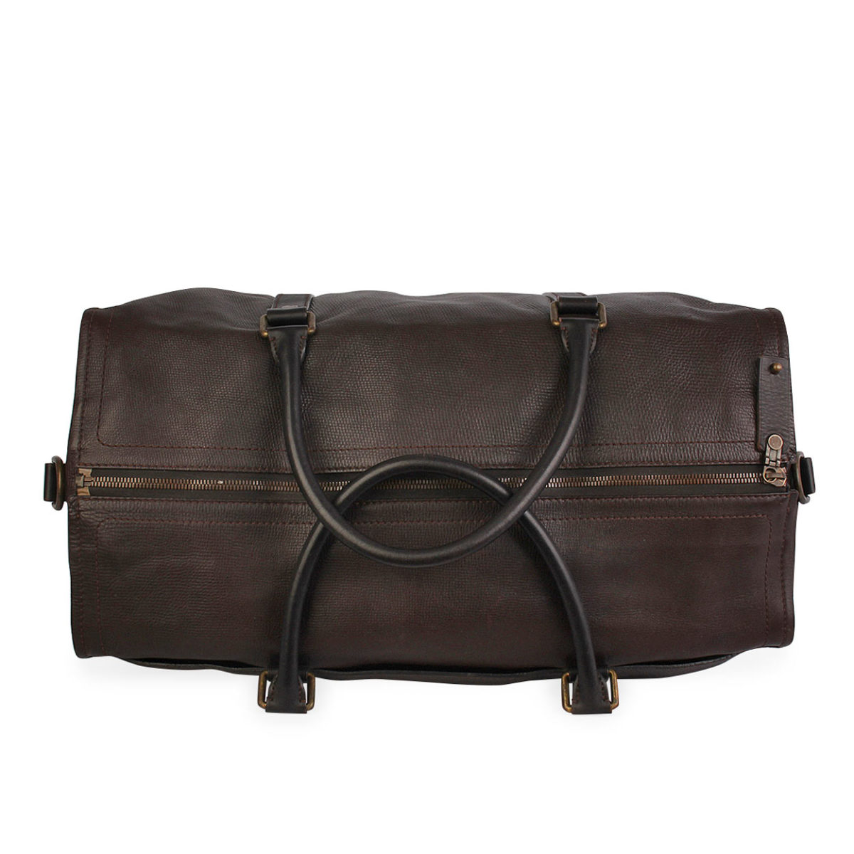 LOUIS VUITTON Utah Leather Commanche 55 Dark Brown | Luxity