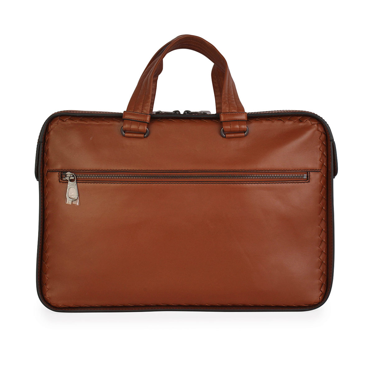 BOTTEGA VENETA Leather Briefcase Brown | Luxity