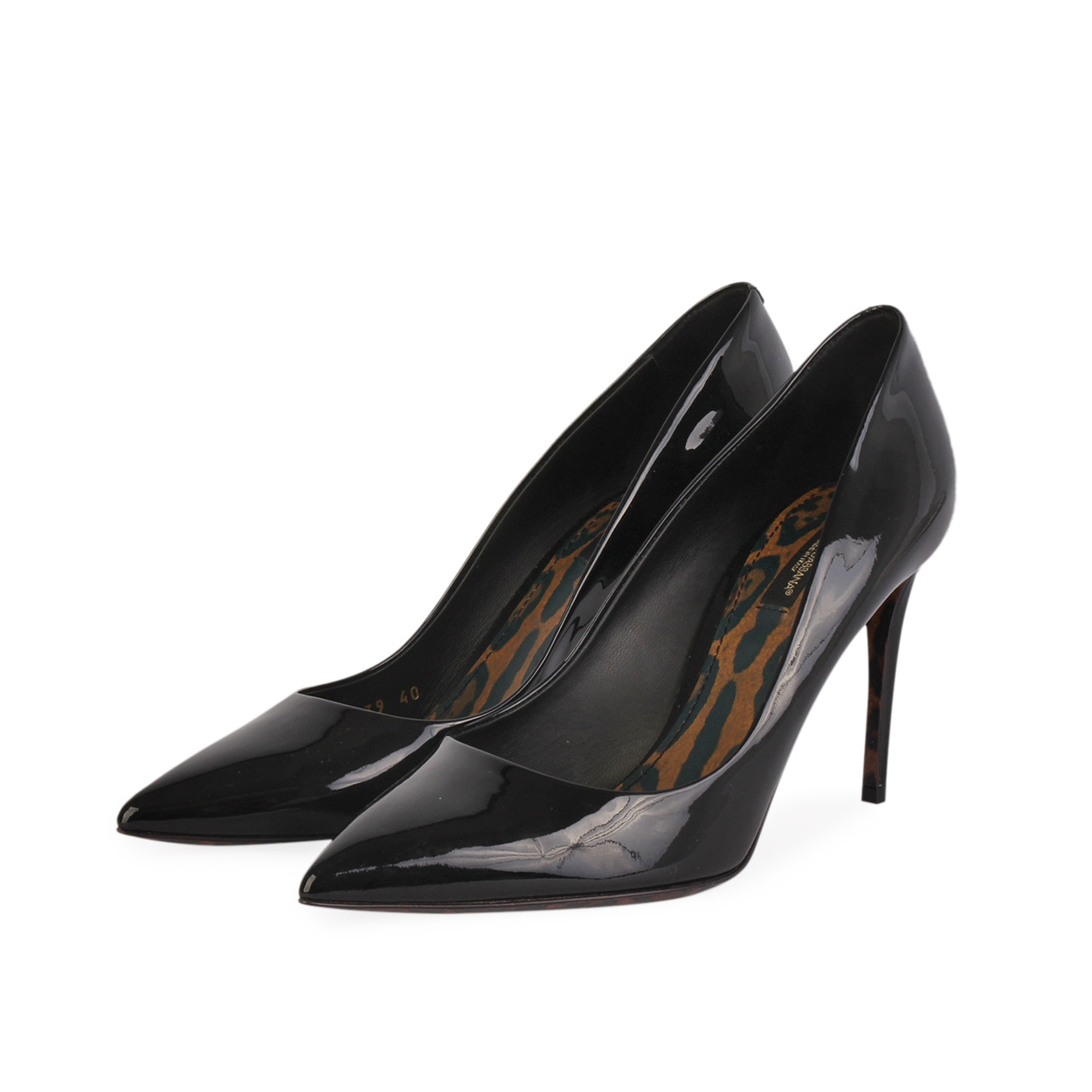 DOLCE & GABANNA Patent Leather Pumps Black - S: 40 (6.5) - NEW | Luxity