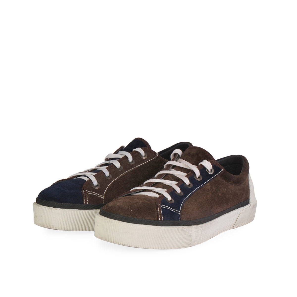 LANVIN Suede Basket Oxford Sneakers 