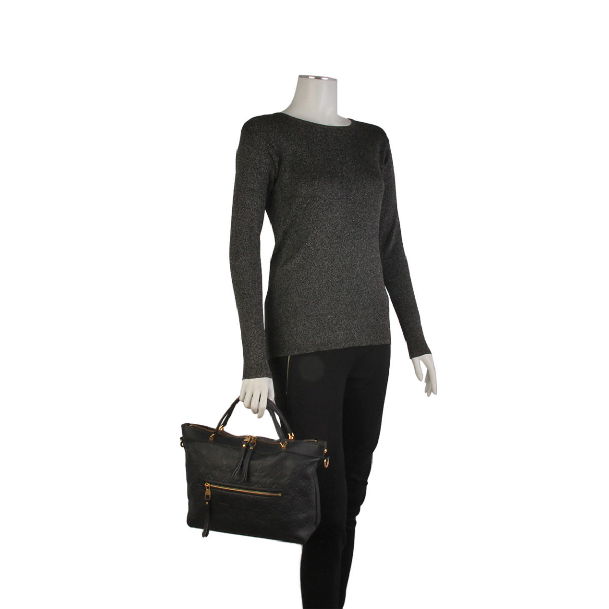 LOUIS VUITTON Empreinte Bastille PM Black - mannequin