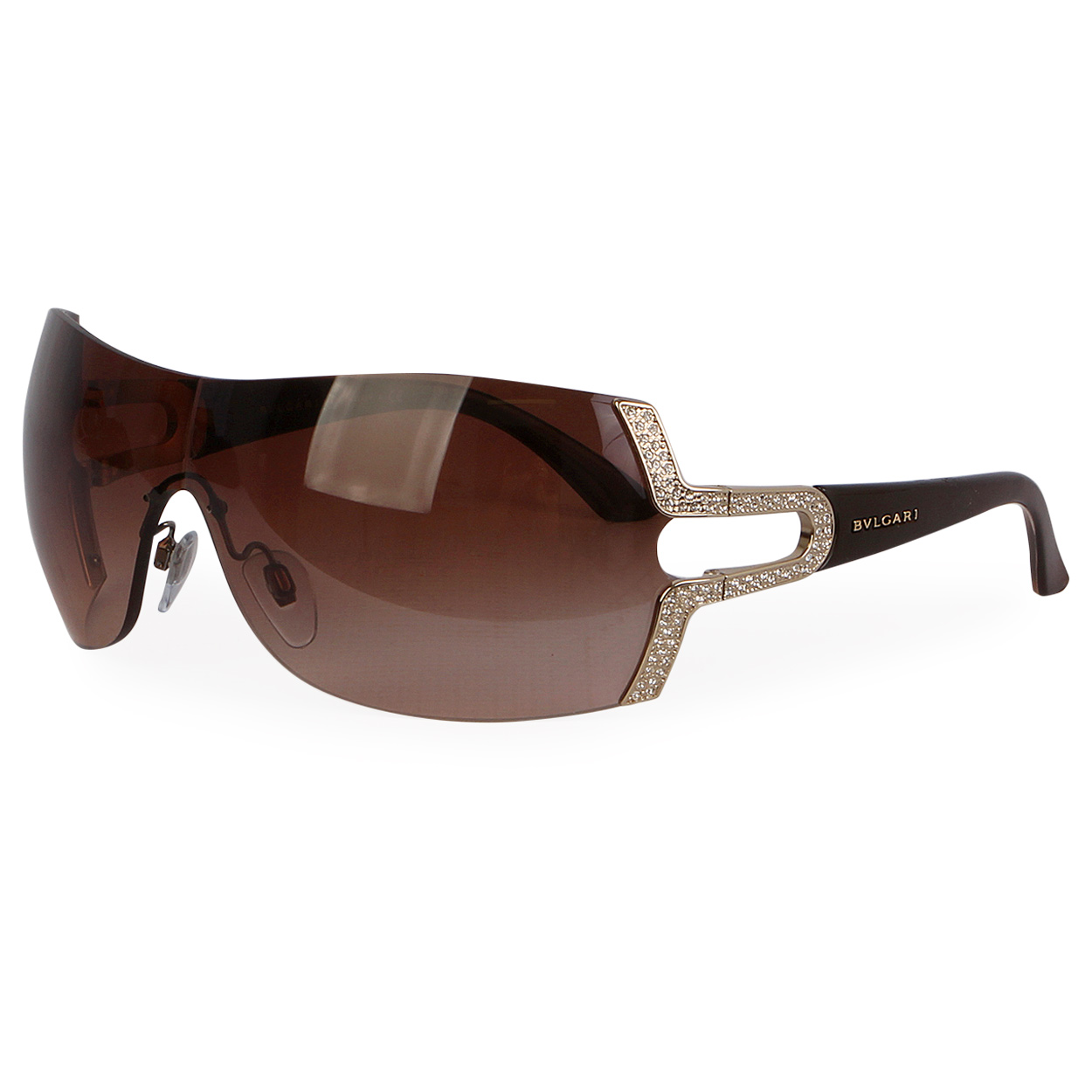 BVLGARI Rhinestones Sunglasses 6038 B 