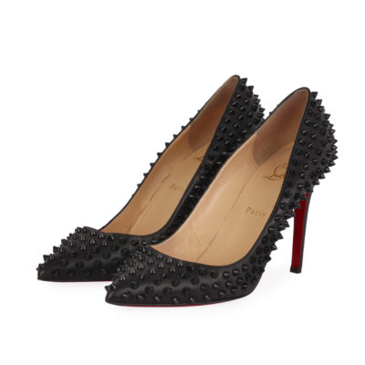 Product CHRISTIAN LOUBOUTIN Leather Pigalle Spikes Pumps Black
