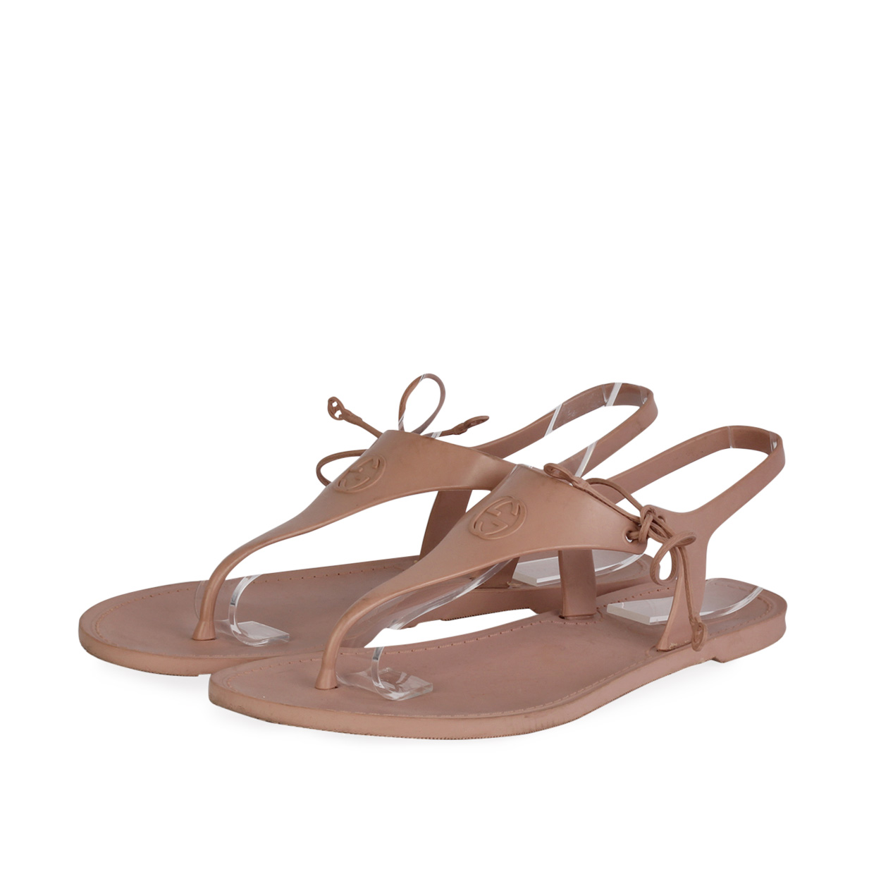 Gucci katina rubber thong sandal sale