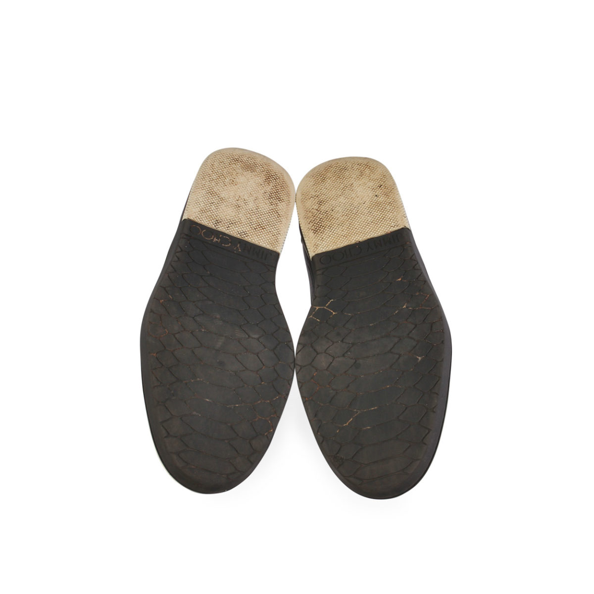 JIMMY CHOO Ultra Metallic Croc Slip-On Sneakers Silver - S: 43 (9) | Luxity