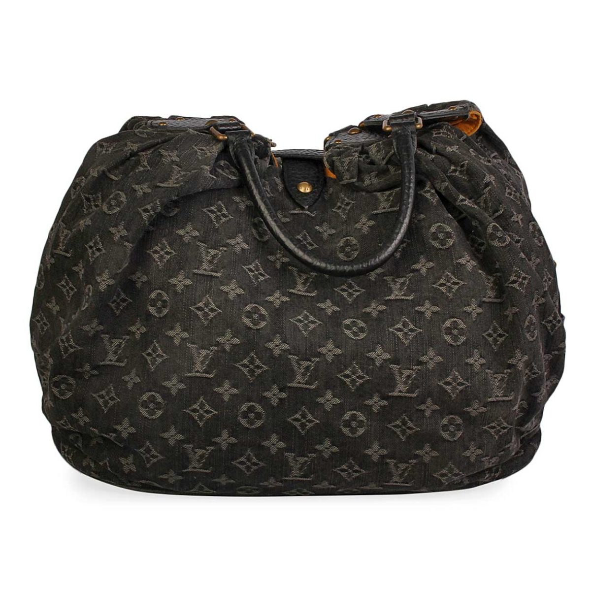 LOUIS VUITTON Denim Monogram XL Bag Black | Luxity