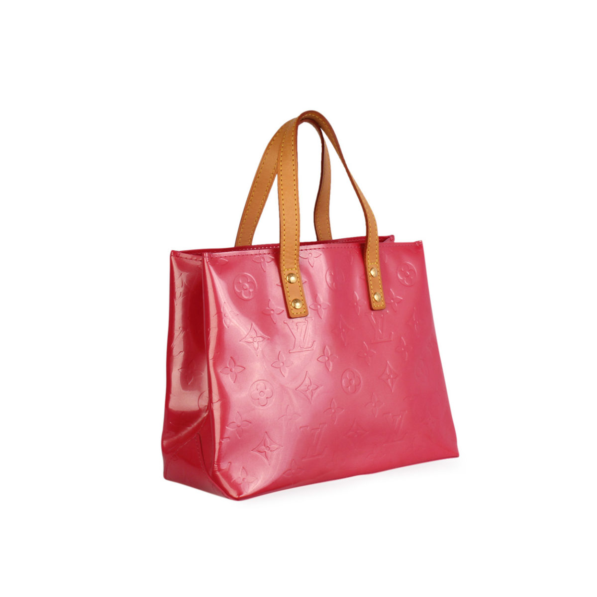 LOUIS VUITTON Vernis Reade Tote PM Framboise | Luxity